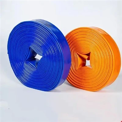1-16inch PVC སྔོན་པོའི་ Layflat ཆུའི་དུང་ཅུང་།
